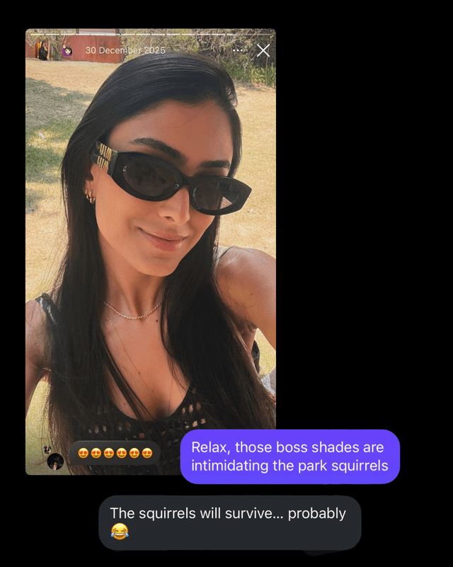 Instagram Story Reply